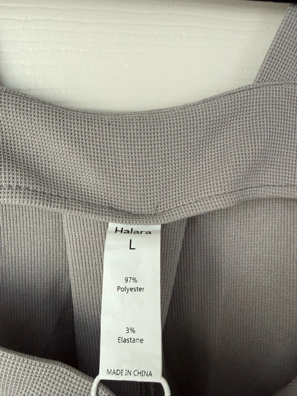HALARA Light Gray overall style Jumpsuit with Wide Leg - Picture 4 of 4